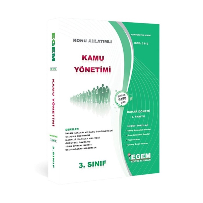 Aöf Siyaset Bilimi Ve Kamu Yönetimi 3 Sınıf 6 Dönem (bahar) Konu Anlatımlı Soru + Çıkmış