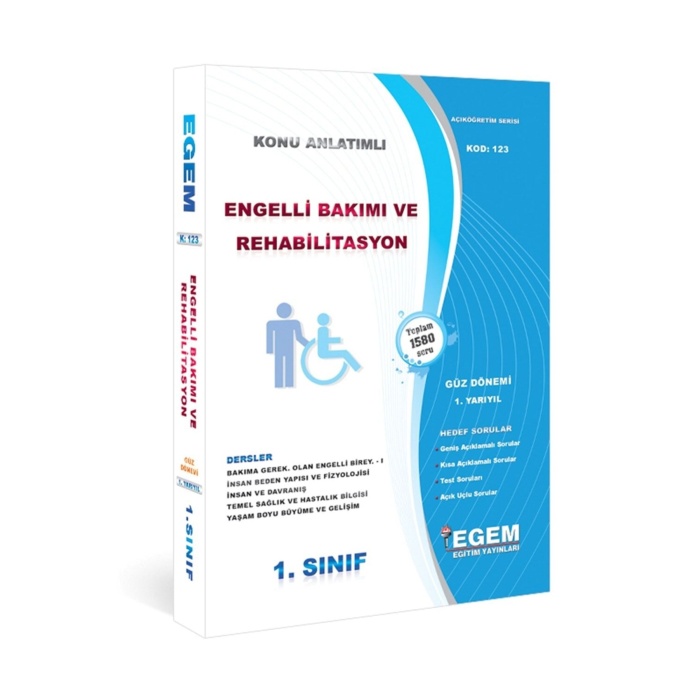 Açık Öğretim Engelli Bakımı Ve Rehabilitasyon 1 Ve 2. Sınıf 1 Ve 3 Dönem Konu Ve Soru