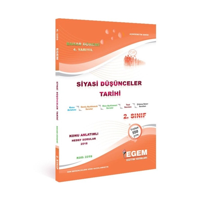 Aöf Egem Siyasi Düşünceler Tarihi Konu Anlatımlı Soru Bankası