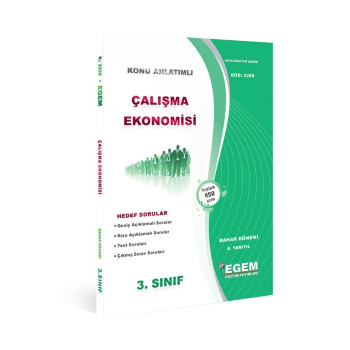 3. Sınıf Çalışma Ekonomisi Ve Endüstri Iliş. Konu Anlatımlı Soru Bankası-bahar Dönemi(6. Yarıyıl)