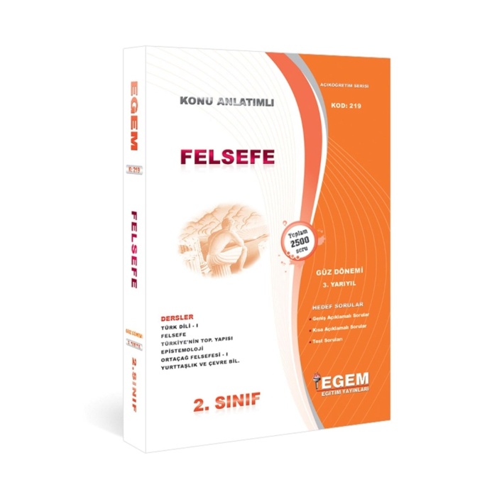 Açık Öğretim Felsefe 2 Ve 3 Sınıf Güz 3 Ve 5 Dönem Konu Anlatımlı Soru