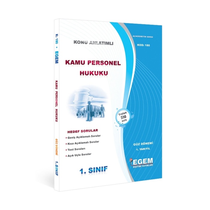 Açık Öğretim Kamu Personeli Hukuku Konu Anlatımlı Soru Bankası