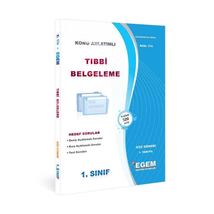 Aöf Tıbbi Dökümantasyon Ve Sekreterlik 1 ve 2 Sınıf Güz Dönemi Konu Anlatımlı Soru Bankası