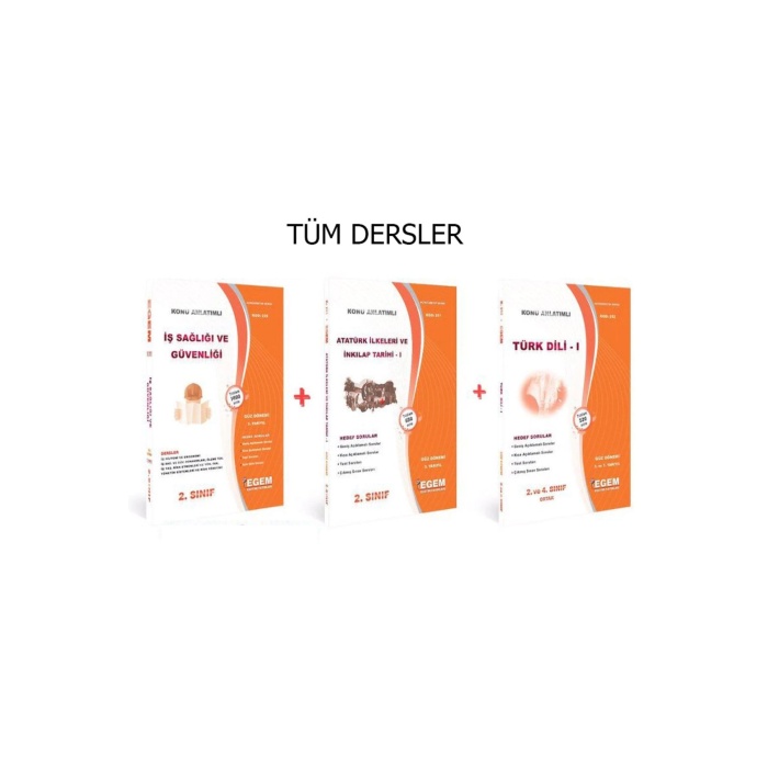 Iş Sağlığı Ve Güvenliği 2. Sınıf 3. Yarıyıl Konu Anlatımlı Soru Tüm Dersler güz