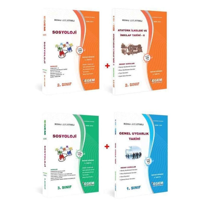 Açık Öğr. Aöf Sosyoloji 2 Ve 3 Sınıf 4 Ve 6 Dönem (bahar) Konu Anlatımlı Soru Bankası Set