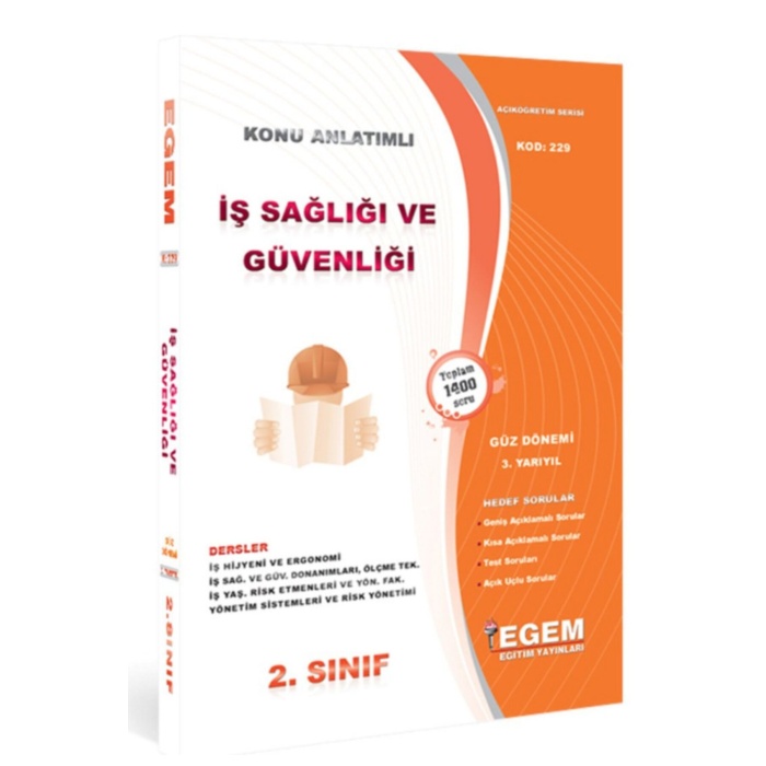 Egem İş Sağlığı Ve Güvenliği 2 Sınıf 3 Yarıyıl Güz Konu 2023 Modüler