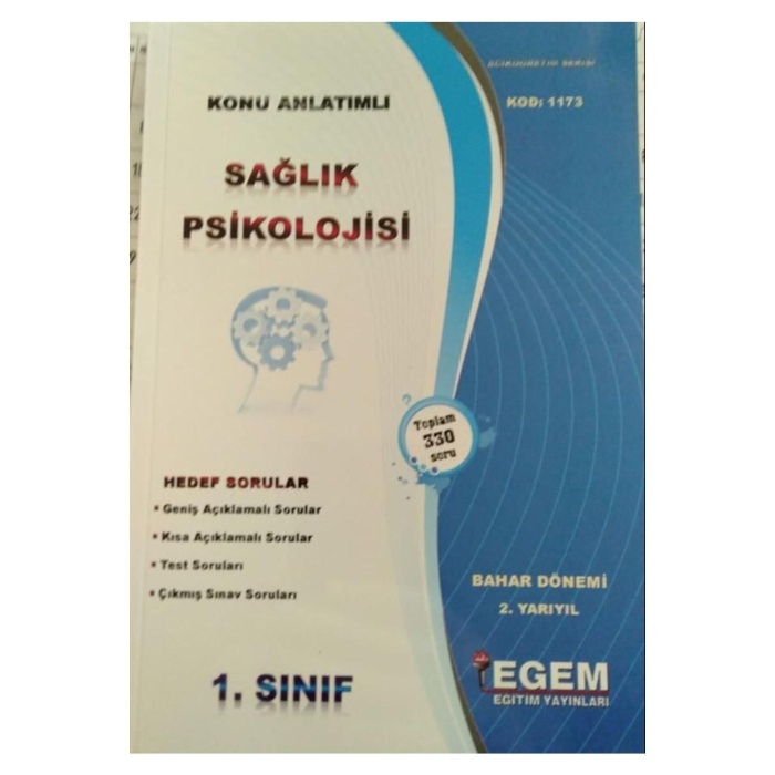 AÖF Sağlık Psikolojisi Konu Özetli Soru Bankası Modüler