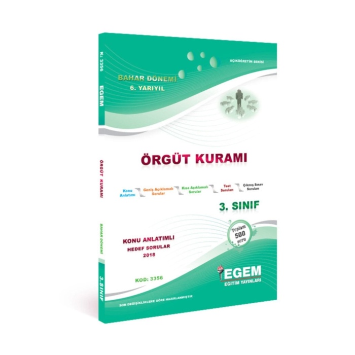 Örgüt Kuramı Konu Anlatımlı Soru Bankası-bahar Dönemi(6.yarıyıl)