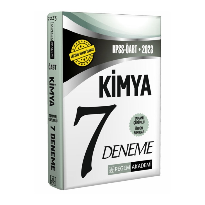 2023 Kpss Öabt Kimya 7 Deneme
