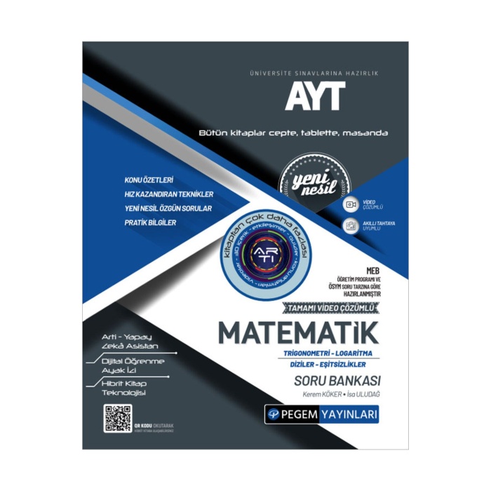 AYT Matematik Trigonometri-Logaritma-Diziler-Eşitsizlikler Soru Bankası