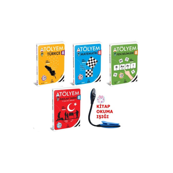 8 Sınıf Beceri Temelli Sorularla Atölyem Serisi Set+ Hediye Lamba
