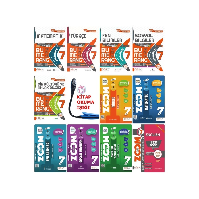 Arı 7. Sınıf Bumerang Seri Tüm Dersler Konu Ve Etkinlikli Soru+Zom Soru Set+Kitap Oku