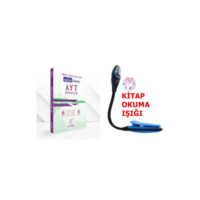 AYT Sözel İddialısına 6 Lı Deneme Seti Kazandıran Süper Set + Kitap Okuma Işığı Hediye
