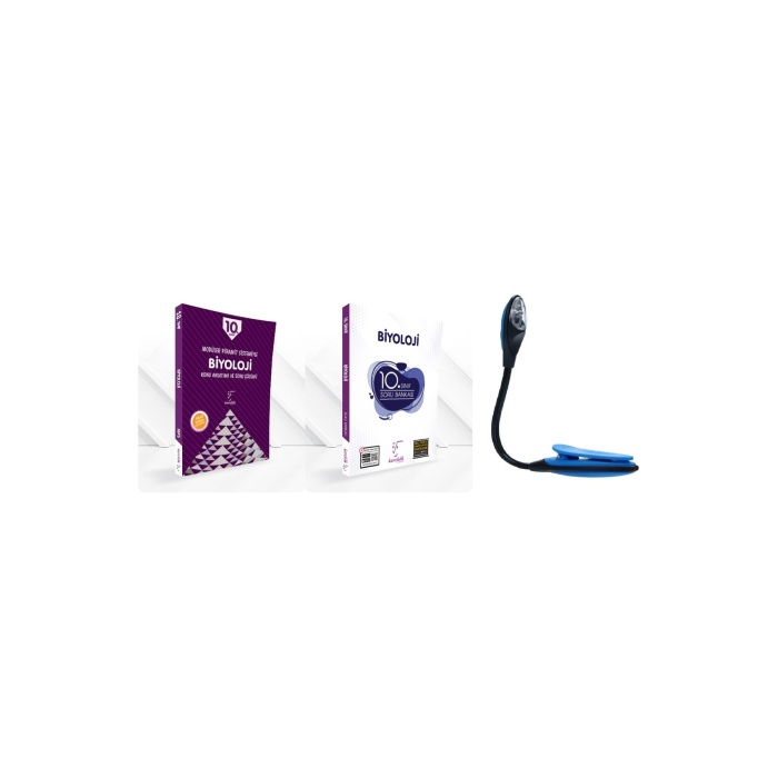 10 Sınıf Biyoloji Modüler Piramit Sistemiyle Konu Anlatımı + Soru Bankası+ Kitap Okuma Işığı