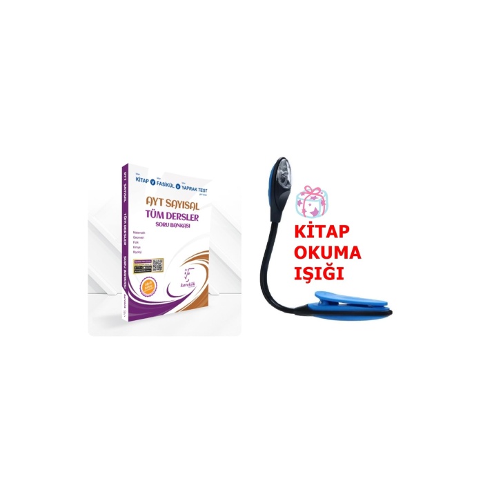 AYT Sayısal Tüm Dersler Soru Bankası Süper Sorular + Kitap Okuma Işığı Hediye