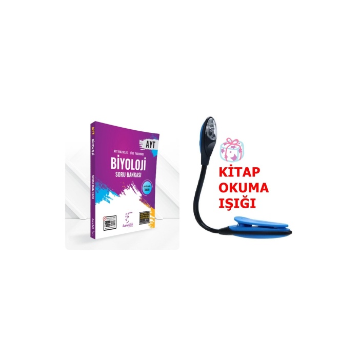 AYT Biyoloji Soru Bankası + Kitap Okuma Işığı Hediye