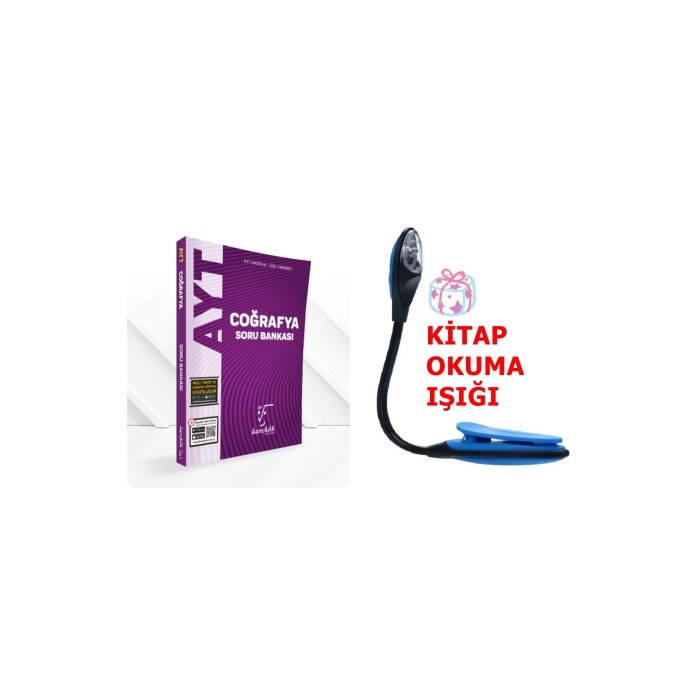 AYT Coğrafya Soru Bankası + Kitap Okuma Işığı Hediye