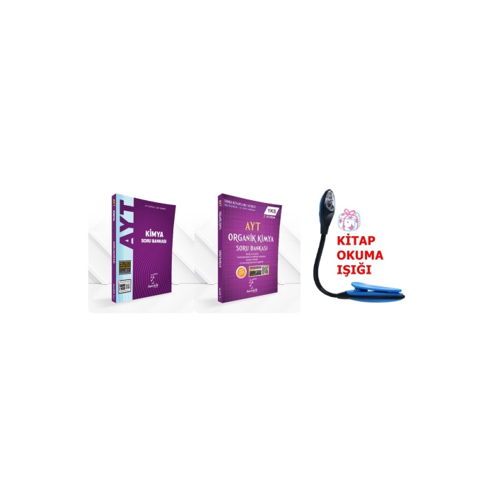 AYT Kimya Ve Organik Kimya Soru Bankası + Kitap Okuma Işığı Hediye