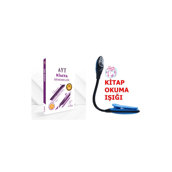 AYT Kimya Deneme Seti Kazandıran Süper Set + Kitap Okuma Işığı Hediye