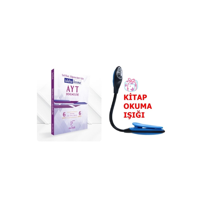 AYT Sayısal İddialısına 6 Lı Deneme Seti Kazandıran Süper Set + Kitap Okuma Işığı Hediye