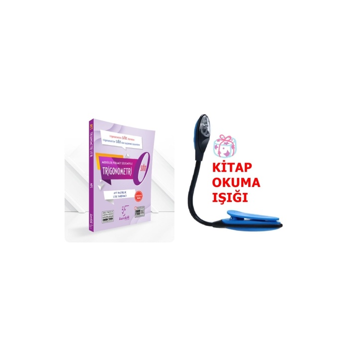 AYT Trigonometri Sıfır Serisi Modüler Piramit Sistemiyle Konu Anlatımlı Soru + Kitap Okuma Işığı