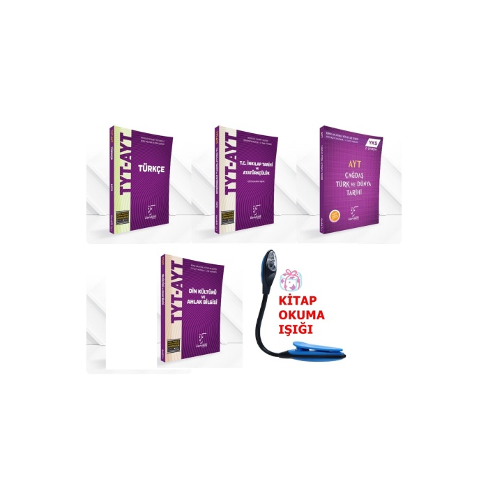 AYT Sözel Dersler Modüler Piramit Sistemiyle Konu Anlatımlı Sorular+ Kitap Okuma Işığı Hediye