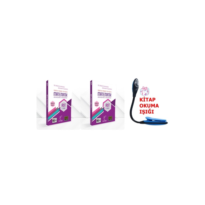 AYT Matematik Modüler Piramit Sistemiyle Konu Anlatımlı Soru Süper Set + Kitap Okuma Işığı Hediye