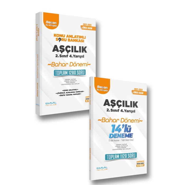 Açıköğretim Bahar Dönemi-aşçılık 2.sınıf 4.yarıyıl Konu Soru Deneme 598 Sayfa