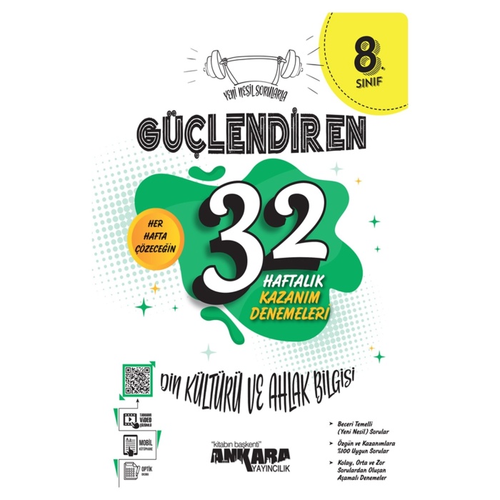 8.Sınıf LGS Kazandıran Din Kültürü Soru Bankası + Güçlendiren 32 Hafta Kazanım Denemeler