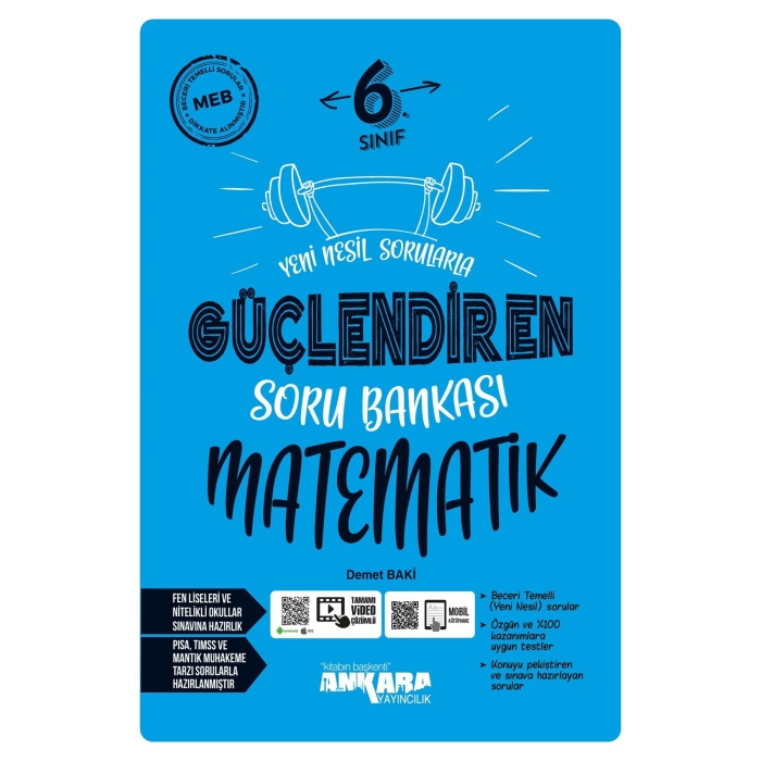 Güncel 6.Sınıf Matematik Yeni Nesil Sorularla Güçlendiren Soru Bankası
