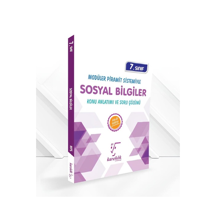 Güncel Karekök Yayınları Güncel 7.Sınıf Konu Anlatımı Çözümlü Soru Seti (MODÜLER PİRAMİT