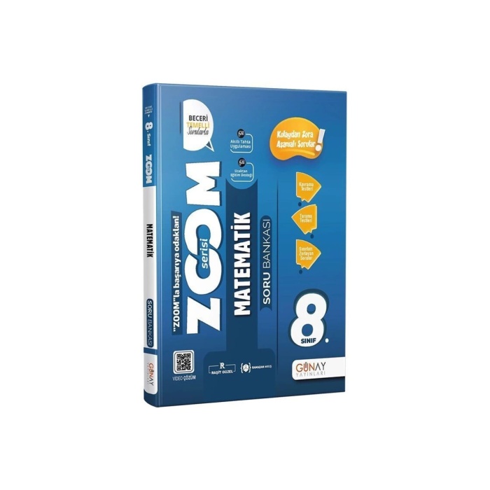Günay 8. Sınıf Zoom Serisi Matematik Soru Bankası