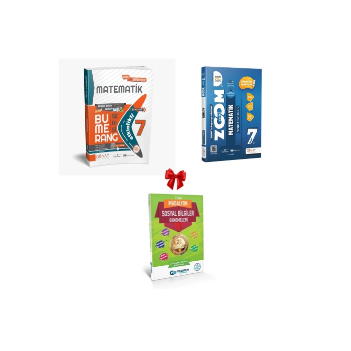 7. Sınıf Matematik Bumerang Etkinlikli Kitap Konu Anlatımlı ve Zoom Soru Bankası