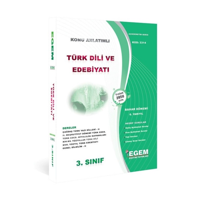 And.aöf Türk Dili Ve Edebiyatı 3. Sınıf Güz Ve Bahar Dönemi Konu Ve Soru