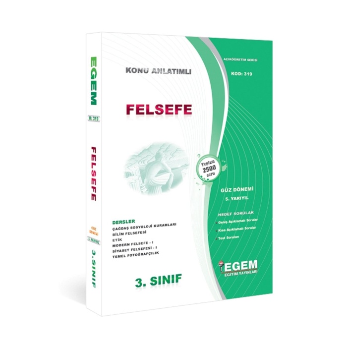 Aöf 3. Sınıf Felsefe Konu Anlatımlı Soru Bankası-güz Dönemi(5. Yarıyıl)