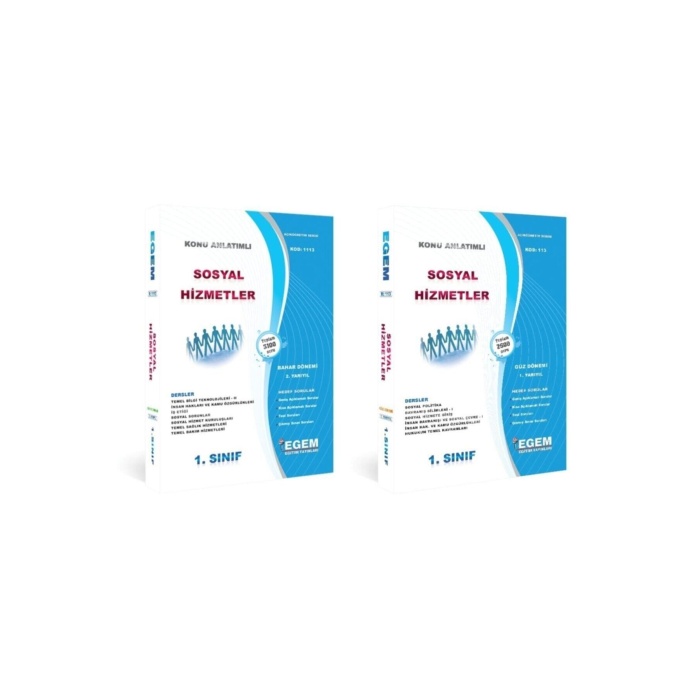 Sosyal Hizmetler 1.sınıf Güz Bahar Set