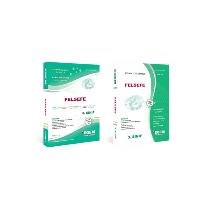 Felsefe 3.sınıf Güz Bahar Set