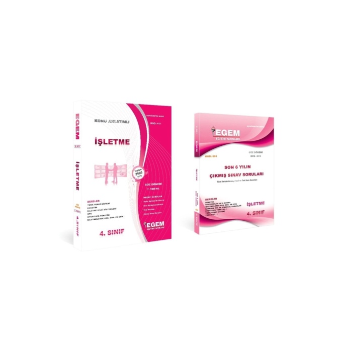 Aöf İşletme 4.sınıf 7.dönem Güz Set