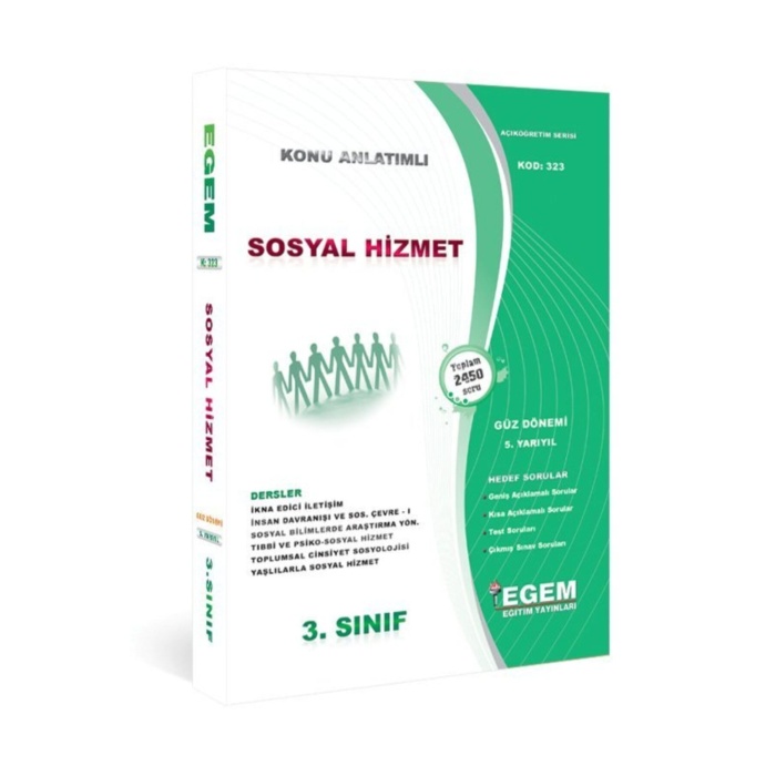 Aöf Sosyal Hizmet 3.sınıf 5.dönem Güz Dönemi Konu Anlatımlı Soru Bankası