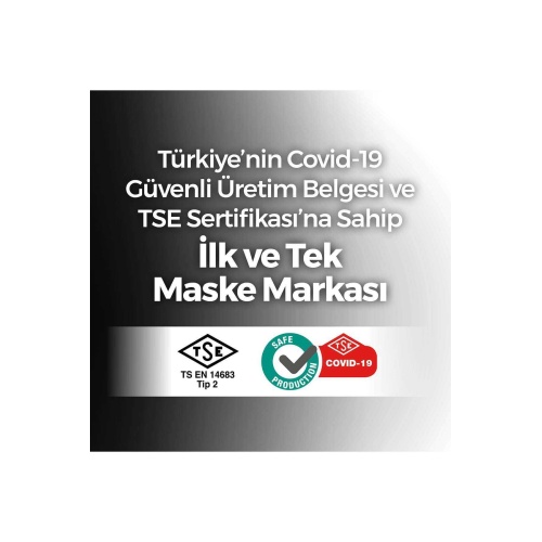 Evony Üç Katlı Cerrahi Maske 50li