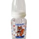 Bebedor Desenli Cam Biberon Silikon Emzikli Yavaş Akış Beyaz 125 ML Kod: 30302