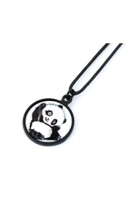 Baby Panda Resimli Kolye - KOL0443