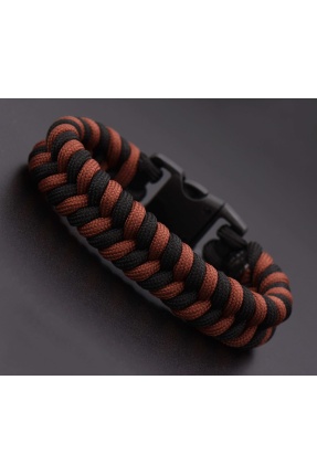 Kamuflaj Kızıl Paracord Bileklik - PAR0080