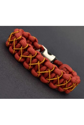 Alev Kırmızısı Paracord Bileklik - PAR0046