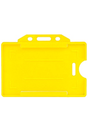 Sarı Yatay Kart Kabı Kart Kılıfı Yaka Kartı Kart Koruyucu - KRT0012