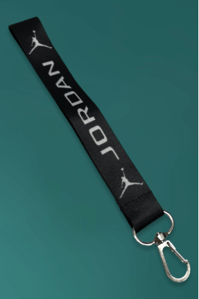 Michael Jordan Siyah Çanta Aksesuarı Telefon Askısı - ASP0043