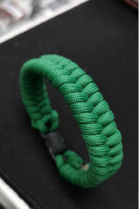 Açık Yeşil Survival Paracord Erkek Bileklik - PAR0127