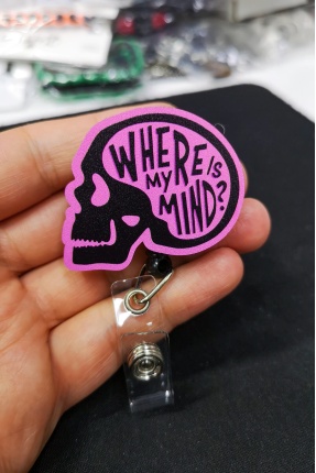 Kafatası Where My Mind Yoyo Yaka Kartığı Yoyo Kartlık - YOY0174