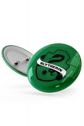 Harry Potter Slytherin 4 Lü İğneli Buton Rozet Broş Çanta Rozeti - BTT0002