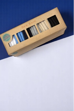 Anti Bakteriyel 6lı Set Erkek Bebek ABS Kaydırmaz Pamuklu Bebek Çorabı - BCP0001